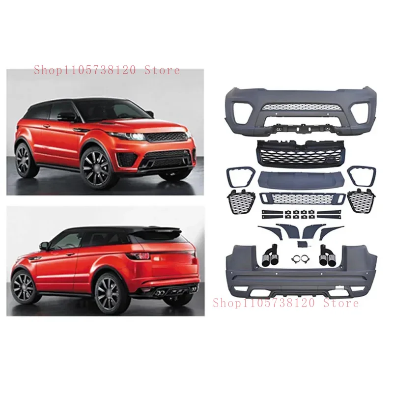 Factory Hot Selling Evoque - Upgrd Modified Style Body Kit With SVR Front And Rear Bumper