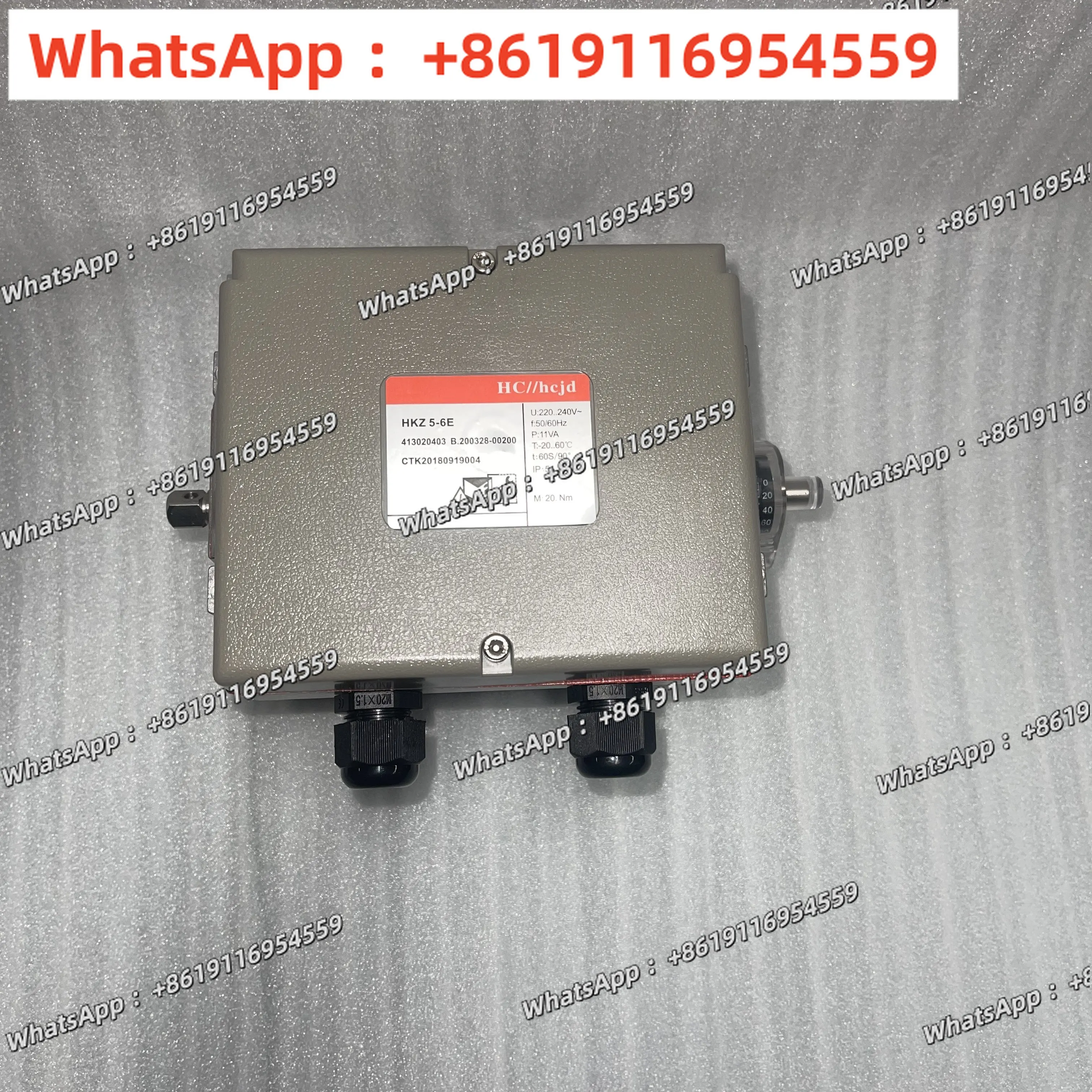 

HKZ5-6E, HKZ5-3E Electric Actuator 4-20MA 20NM Damper Actuator ST50-60
