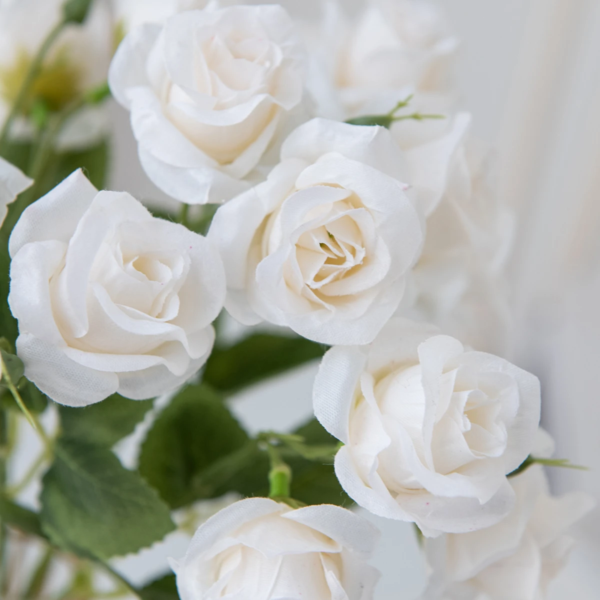 1 STÜCK 15 Köpfe Künstliche Blumen Seide Rose Brautstrauß Hochzeit Tisch Party Vase Festival Dekoration Zubehör Gefälschte Blumen – Detail 5