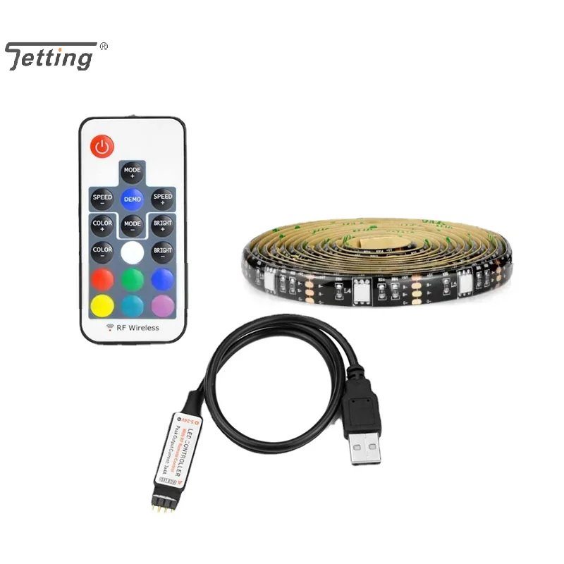 5050USB Light With 30 Lights Blackboard RF Remote Control TV TV RGB Colorful Background Wall Computer Light