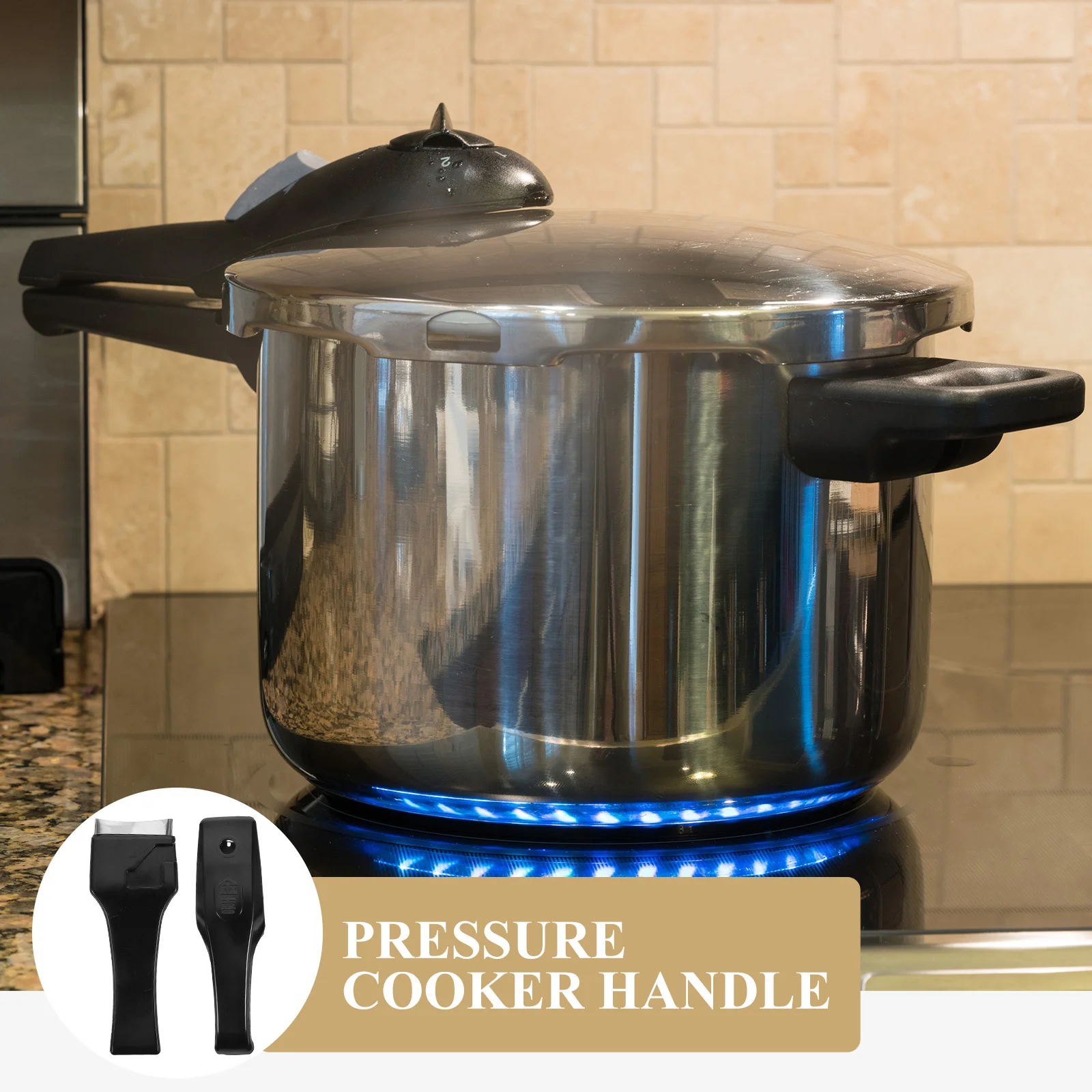 

Pressure Cooker Handle 18 22mm Black Bakelite Replacement Pot Handle Heat Resistant Ergonomic Design Lightweight Compact Size