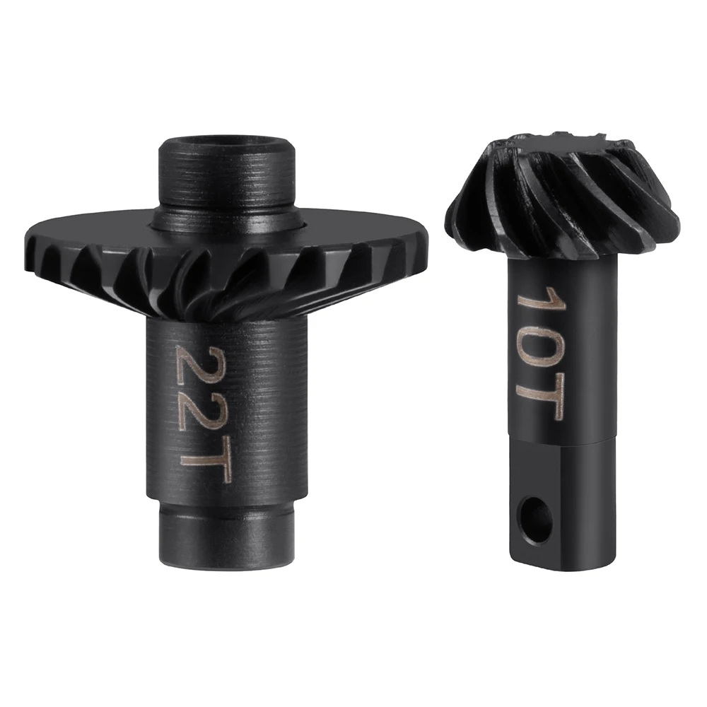 MIBIDAO 40CR 스틸 22T&10T 22T&12T 24T&12T 26T&12T 디프 액슬 기어 TRX-4M 1/18 RC 크롤러 자동차 업그레이드 부품 액세서리