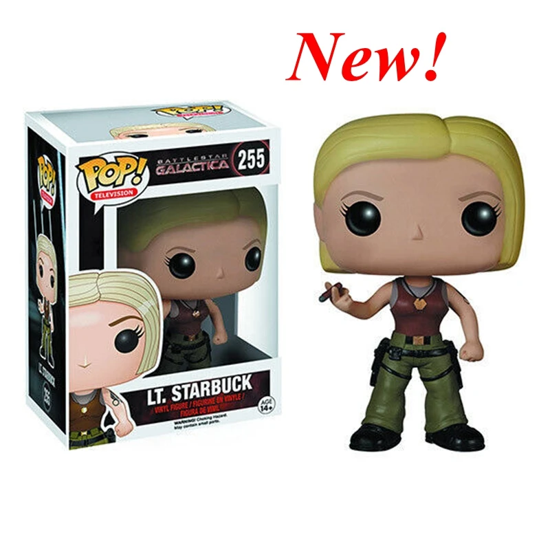 New Arrival Funko Pop Battlestar Galactica Series Lt. Starbuck #255 Action Toys Figure PVC Vinyl Toy Model Doll Gifts