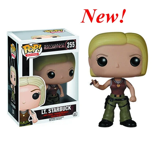 Funko Pop Battlestar Galactica 시리즈 LT. Starbuck #255 액션 장난감 피규어, PVC 비닐 장난감 모델, 인형 선물, 신상 