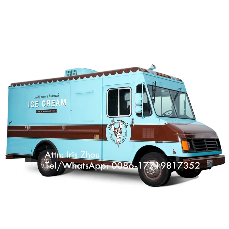 

Size Customized Electric Vintage Food Truck For Sale Electric Food Cart Food Van