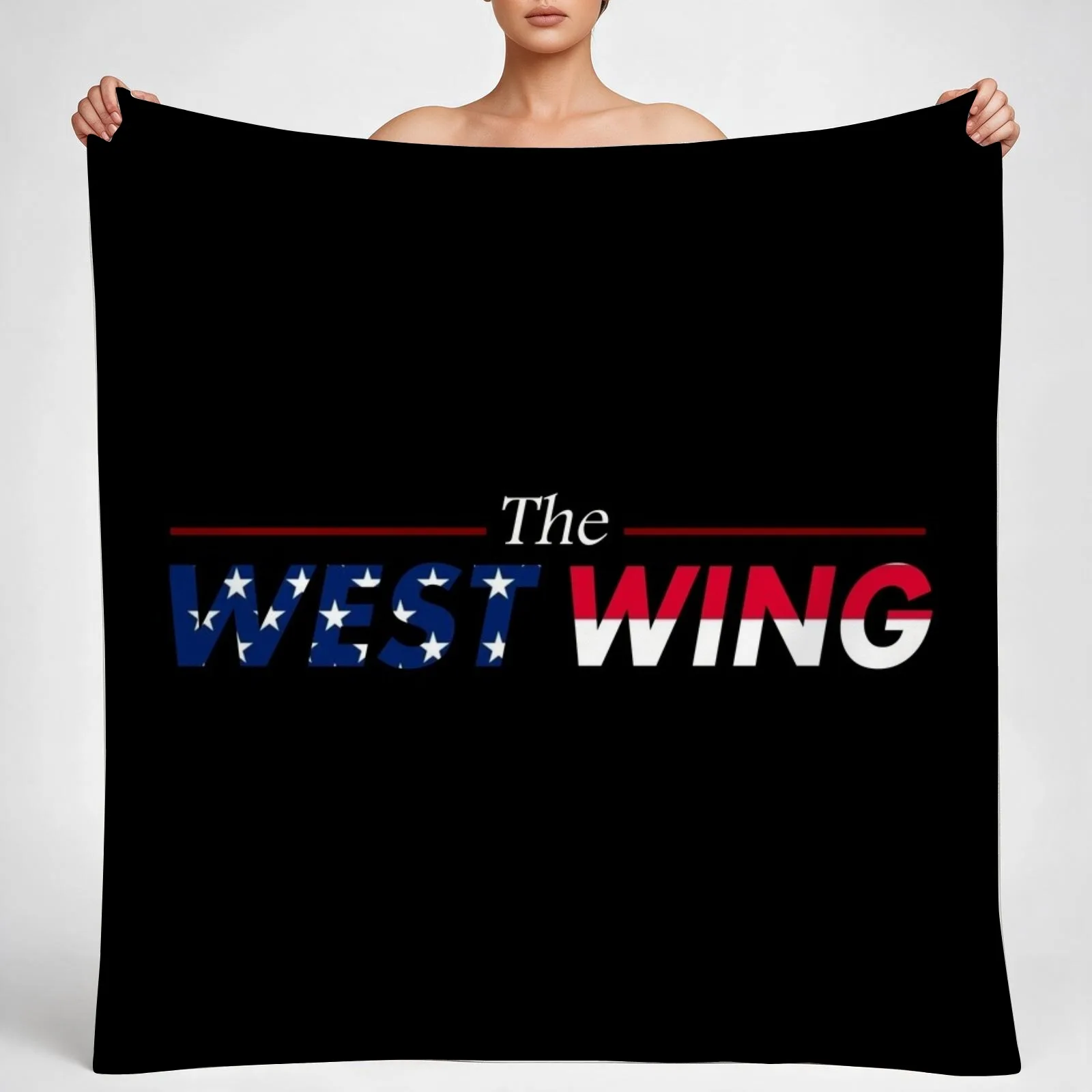 the west wing Throw Blanket couch cozy soft plush fuzzy picnic outdoor blanket