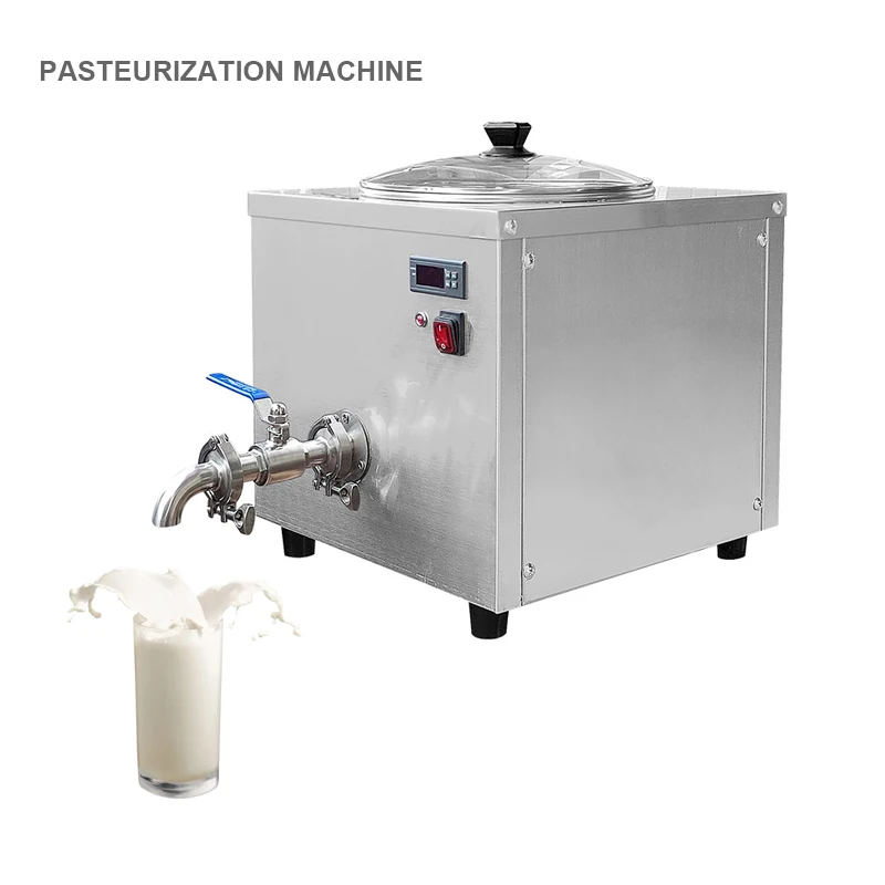 220V/110V High Temperature Ice Cream Milk Pasteurization Machine Small Scale Dairy Yogurt Making Gelato Maker Milk Tea Shop