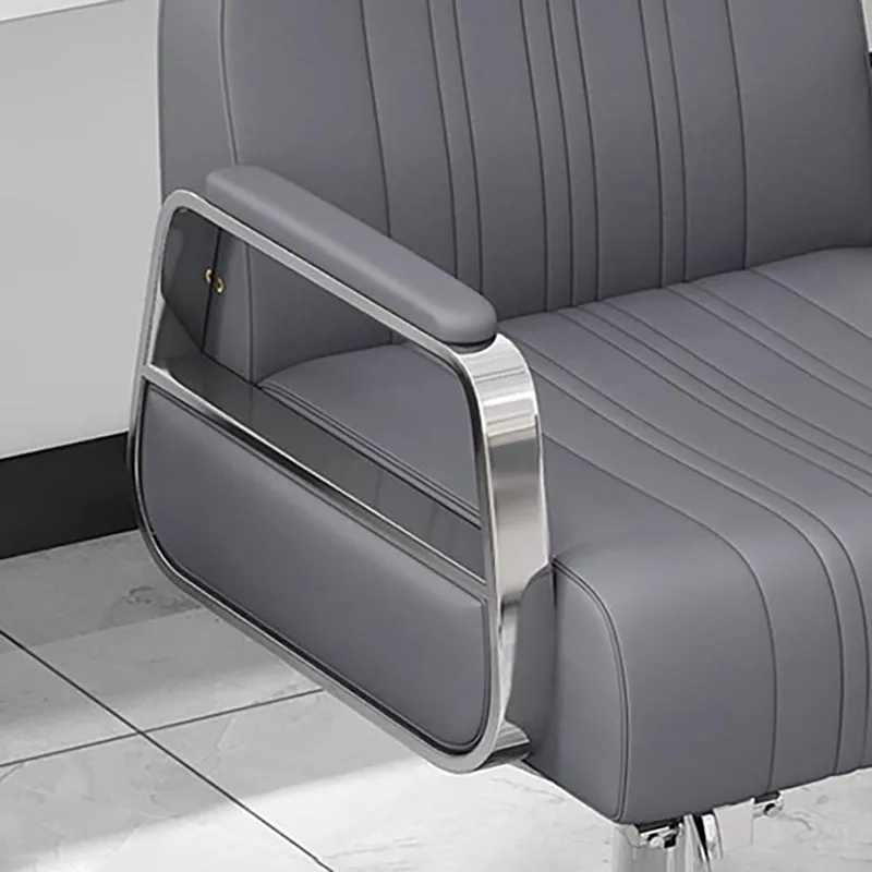 كرسي حلاق عتيق بتصميم بسيط لتوفير المساحة، كراسي بسيطة للتخزين الإبداعي، أثاث صالون Stuhl Friseur #3