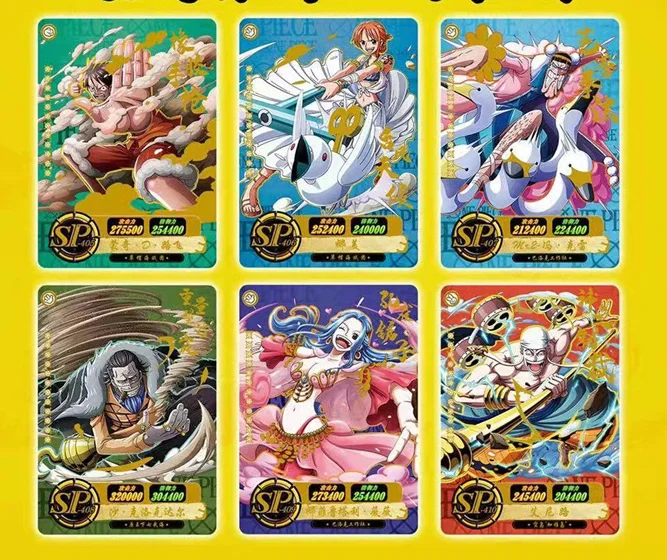 2022 Japan Anime One Piece Rare Cards Box rufy Zoro Chopper Bounty Collections CCG Card giochi da collezione giocattoli per bambini hobby