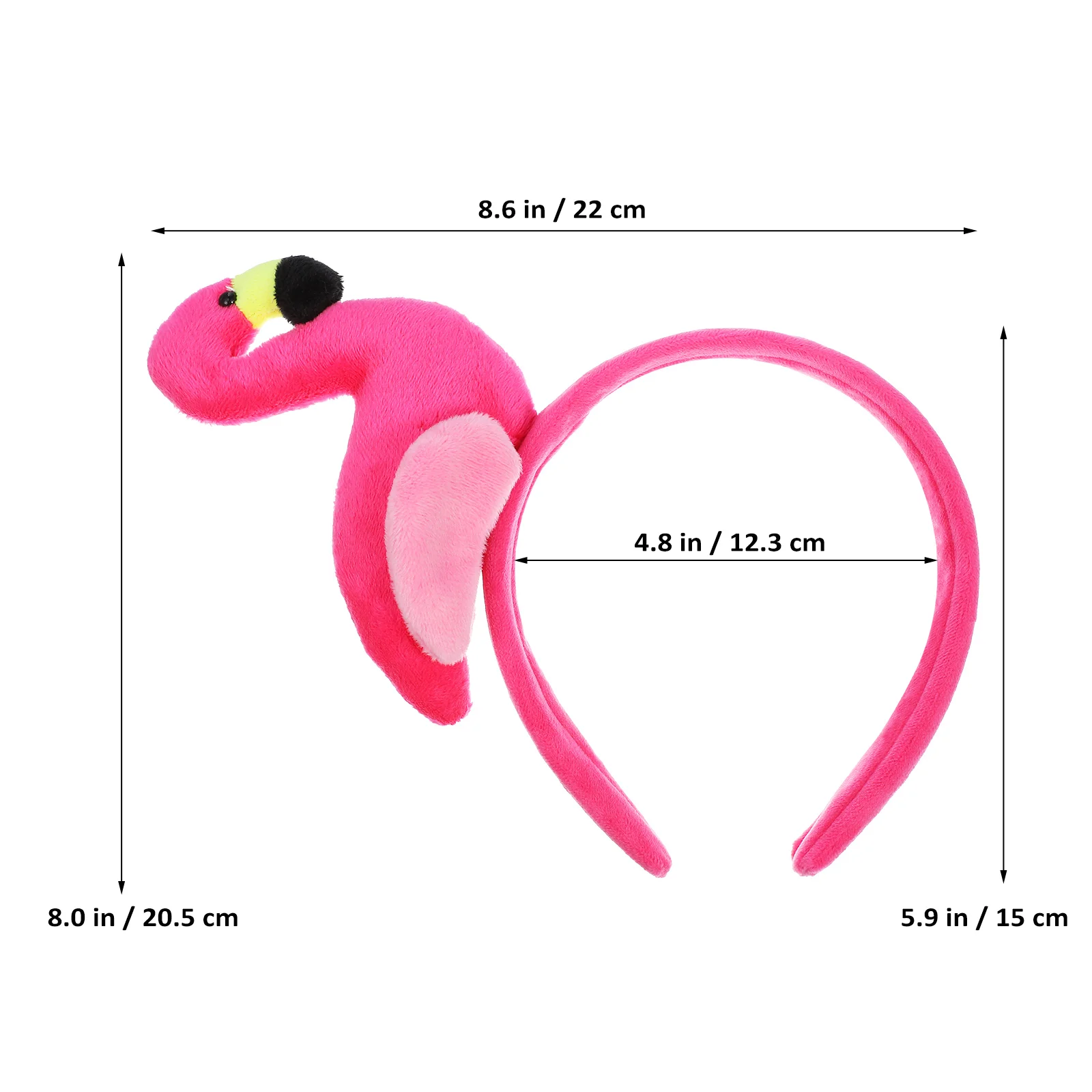 Flamingo Headband Party Decor Carnival Parrot Costume Decorate Cute Headbands Fabric Adults Man