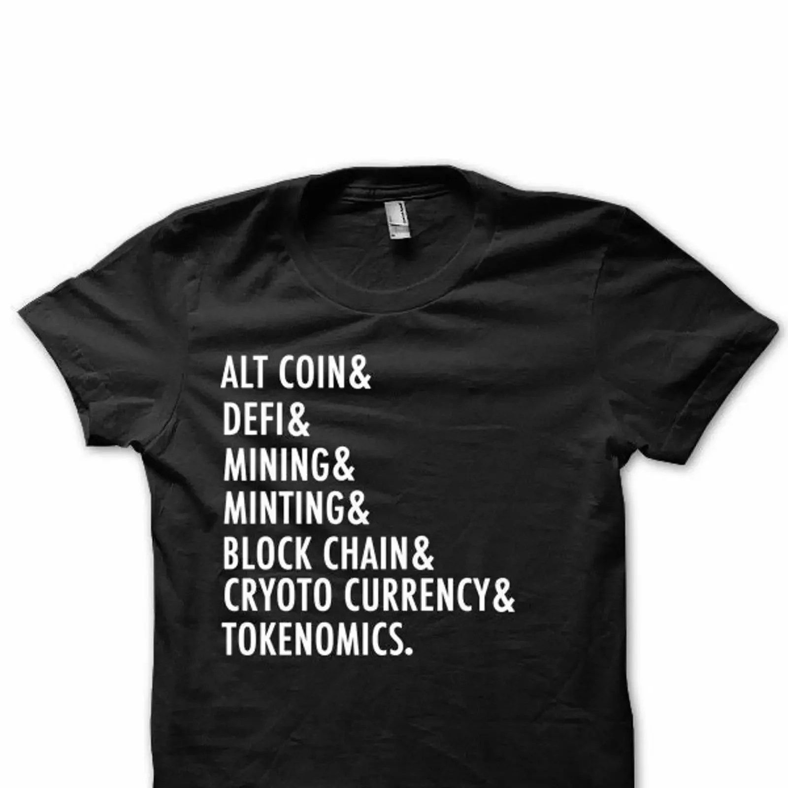 Crypto Currency T Shirt Alt Coin Defi Mining vintage Washed Casual Top For Everyday Wear Stylish Unisex fashion Breathable