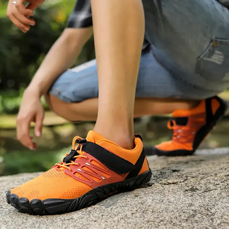 Nowy Unisex Outdoor boso buty do wspinaczki oddychające buty górskie męskie buty do wspinaczki i biegania obuwie rowerowe