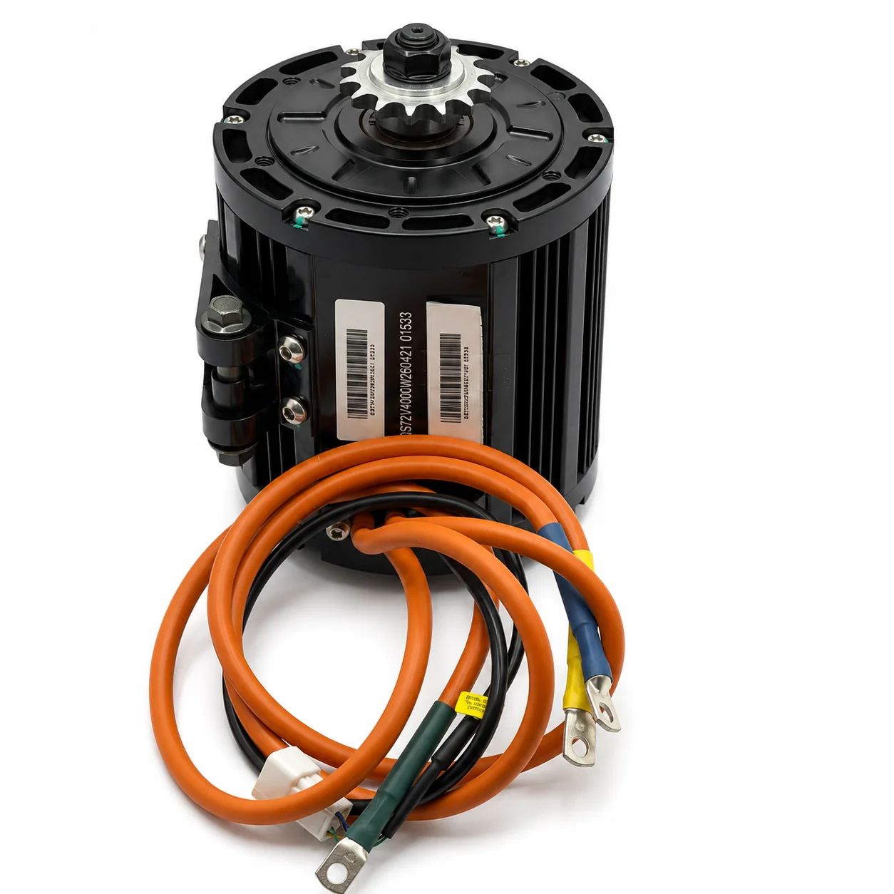 138 90H 4000W IE 1 Efficiency Permanent Magnet Brushless Mid-Drive Train Motor for Electric Motorcycle Moped Vehicle Dirt