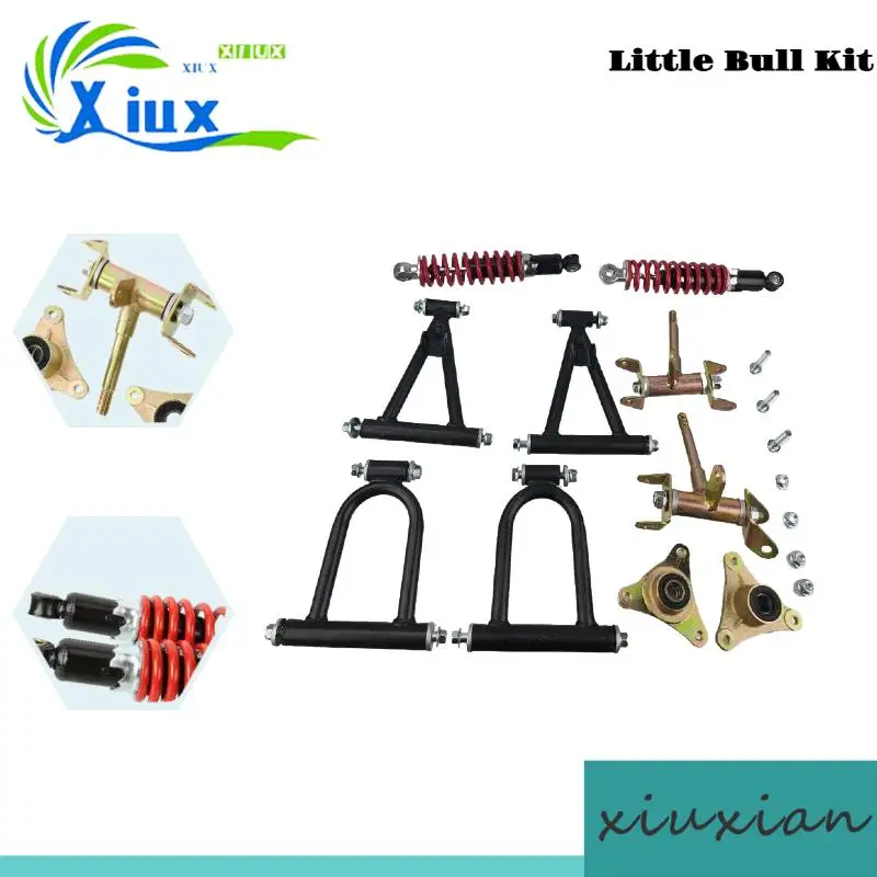 

Front Suspension Arm High Strength Enhanced Stability Comfort Upper and Lower Swingarm and Suspension Shock for ATV Quad