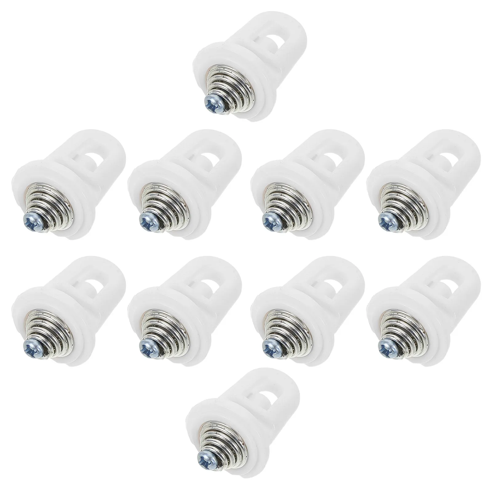10Pcs Front Bumper Retainer Clips Auto Plastic Rivet Fasteners Push Kits Car Bumper Fixing Universal Repair Auto Body Fastener