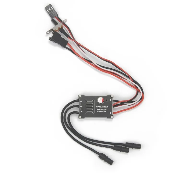 Best-NEEBRC AM32 45A Waterproof ESC 2-3S Brushless Electronic Speed Controller For RC Car 5V/2A BEC For 1/12 1/18 RC Car