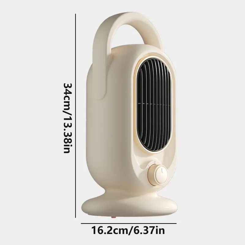 Space Heater Fast & Energy Efficient 800W/1200W ThermostatDesktop Heater For Indoor Use, Portable Overheat & Tip Over Protection images - 6