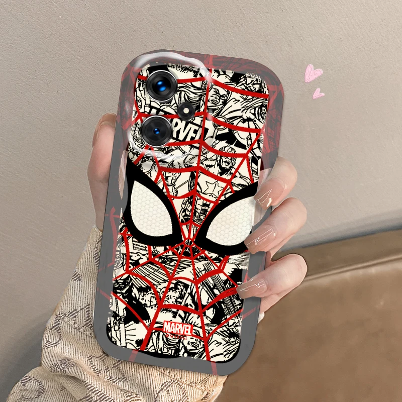 

Spider-Man Superhero Cool For Xiaomi Redmi Note 13 12 12S 11S 11 10 9 8 10A 9C 9T Pro Plus 5G Wave Oil Funda Phone Case