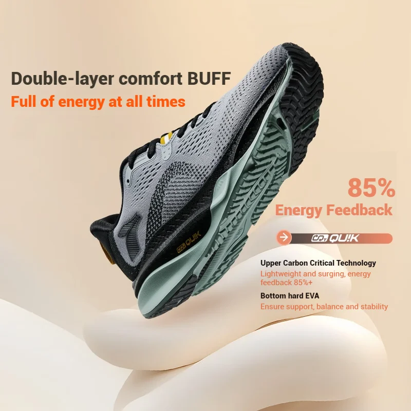 361 Degrees Fierce 4.0 Men's Running Shoes Autumn And Winter Lightweight Cushioning Rebound Comfortable Sneakers Male 672442209