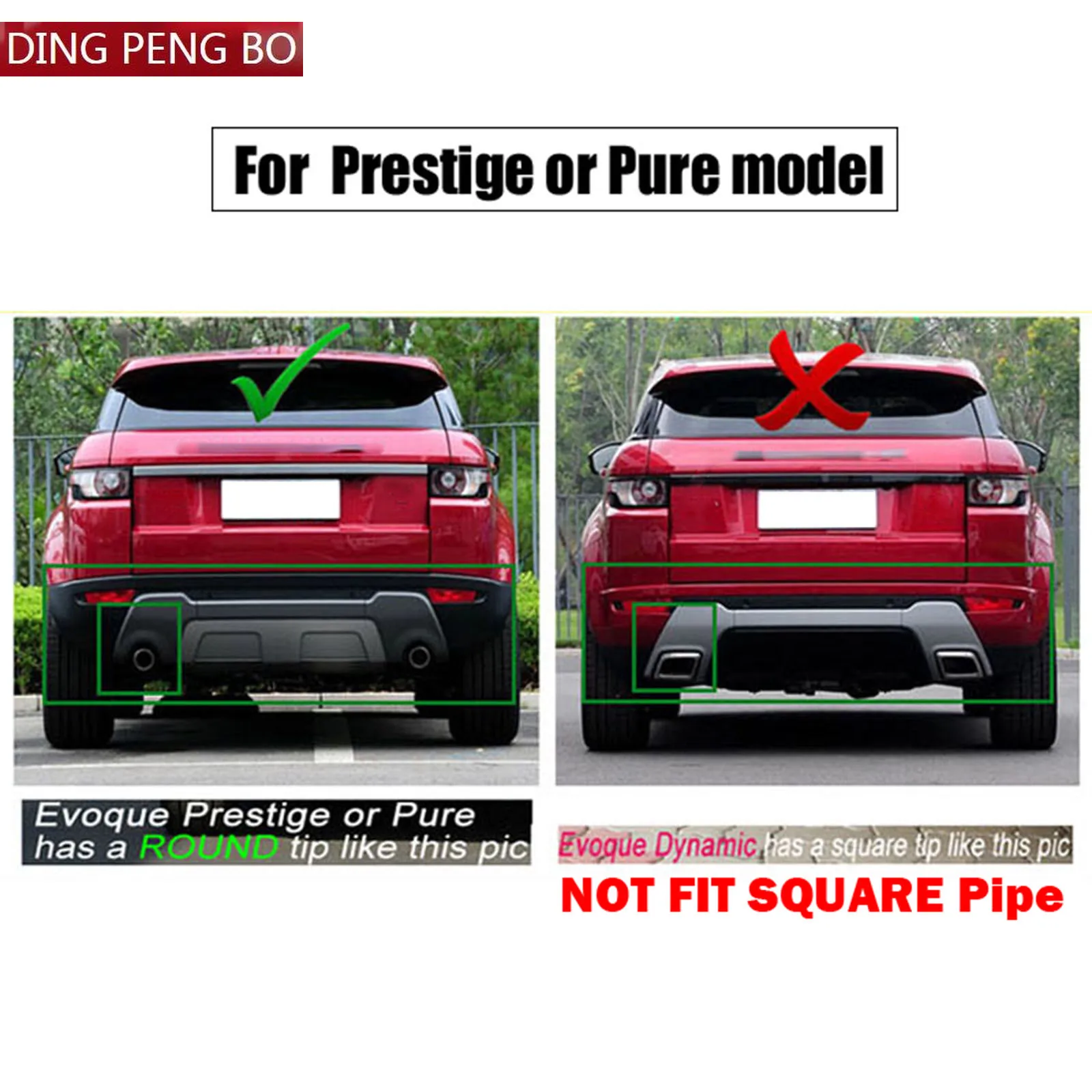 Set Mud Flaps For RANGE ROVER EVOQUE 2012 - 2018 PURE PRESTIGE Splash Guard Mudguard Front Rear Fender 2013 2014 2015 2016 2017