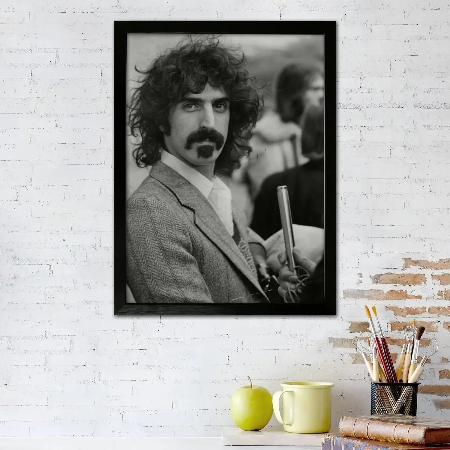 frank zappa Canvas Art Poster, Wall Art Picture Print, Modern Family Bedroom Decor Posters,Decorative painting