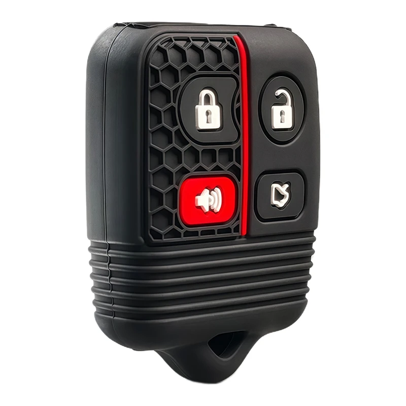 3/4-Tasten-Autoschlüsselhülle aus Silikon für Ford Escape F 150 Explorer 2001 - 2007