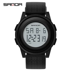 Sanda Brand 9mm Super Slim Men's Watch Luxury Electronic Led Digital Watches For Man Clock Male Wristwatch Relogio Masculino 337