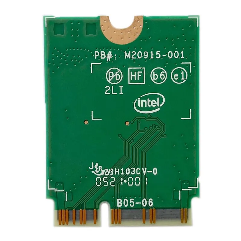 AX 1690i Wi-Fi 6E AX411 para Intel Killer, 2.4 Gbps, 802.11ax, 2.4, 5, 6GHz, Bluetooth 5.3, BT5.3, AX411NGW