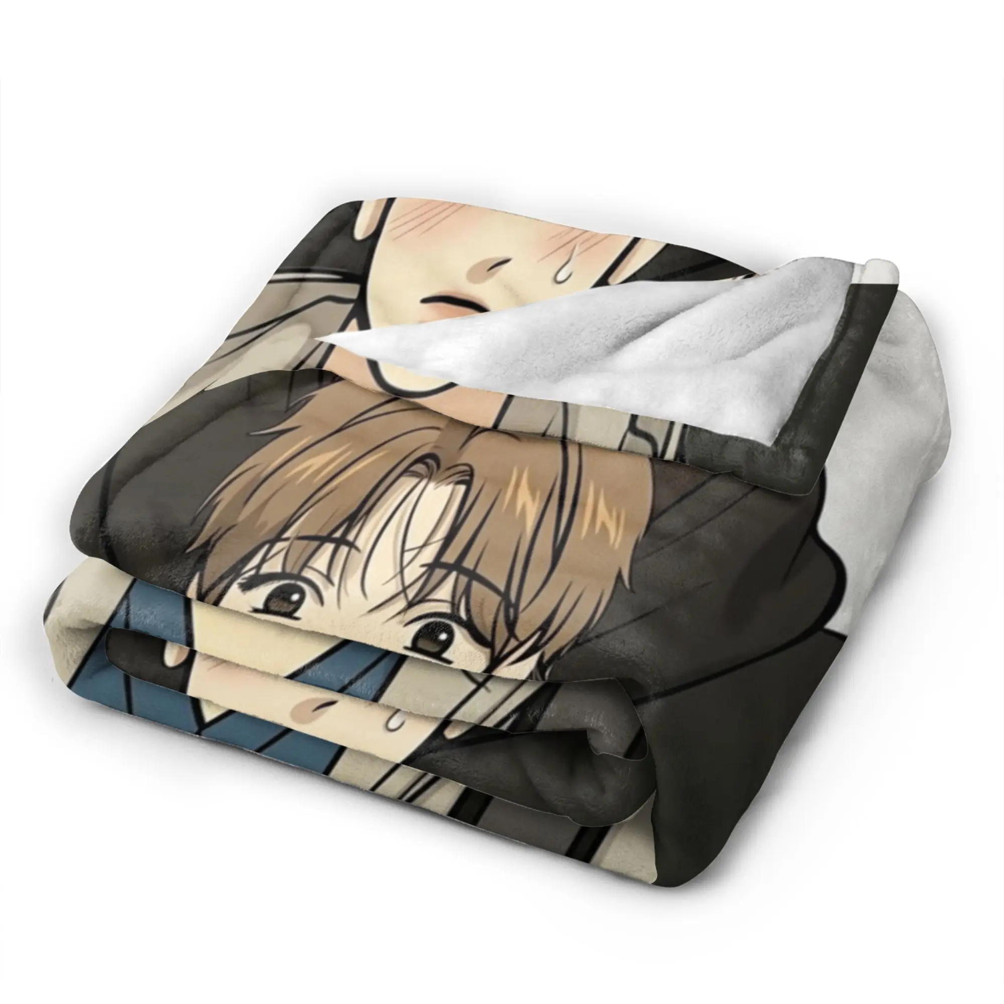 Warm Soft Blankets Girls Boys Airplane Travel Bl Manhwa Jinx Joo Jaekyung Bedspread For Couch Chair Fashion Sofa Bed Cover