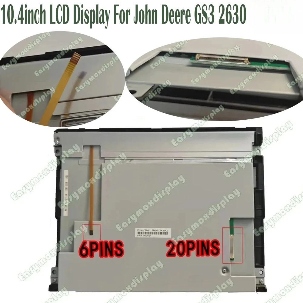 

LT104AC54000 10.4inch LCD Display For John Deere GS3 2630 Screen Repairment