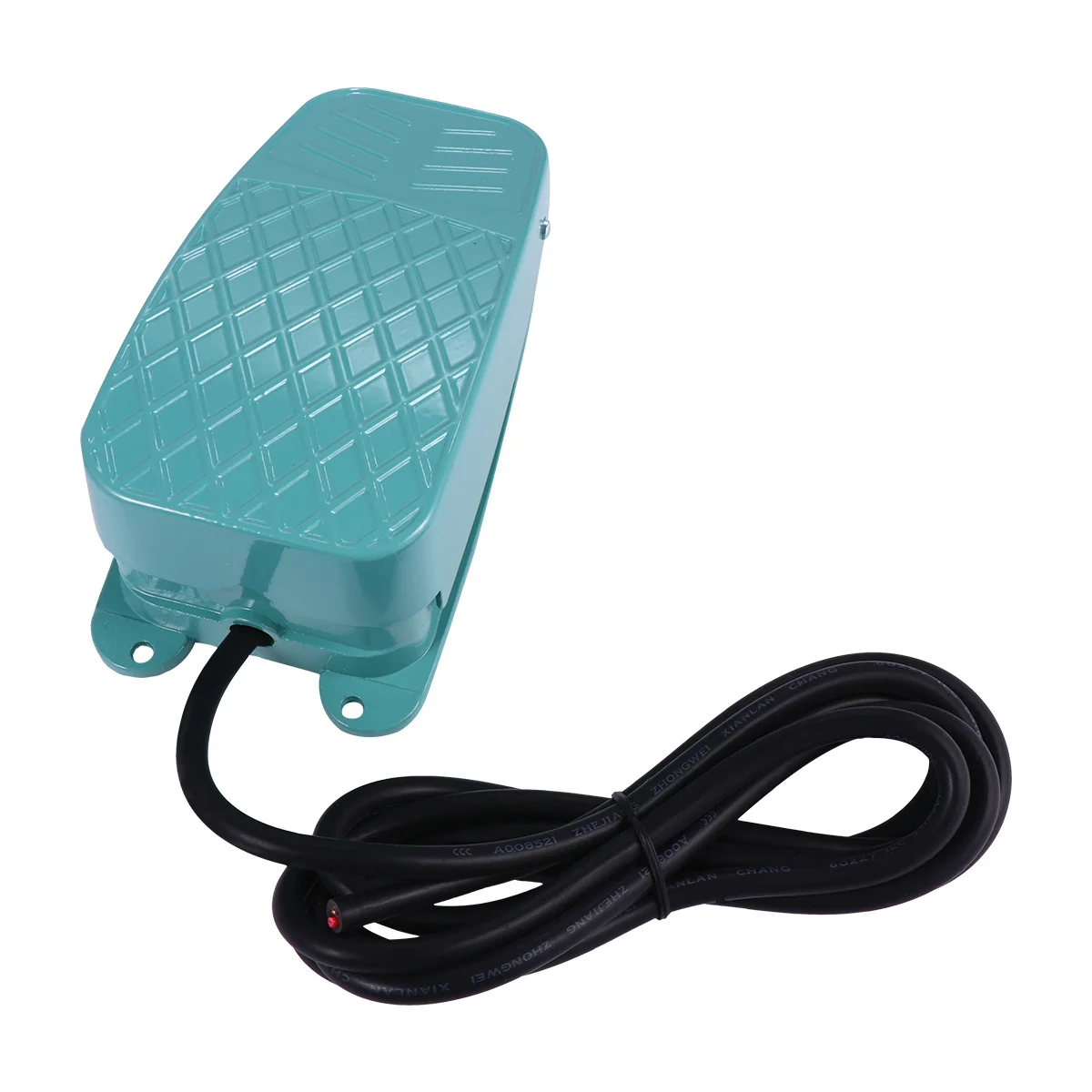 

1 шт. переключатель из алюминиевого сплава, противоскользящая поверхность для деревообрабатывающего станка, педальный переключатель, шнур, электрический