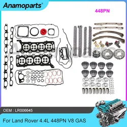 Engine Head Gasket Set Piston Set Timing Chain Kit For 05-09 Land Rover Discovery III Range Rover III 4.4 T L V8 448PN LR006645