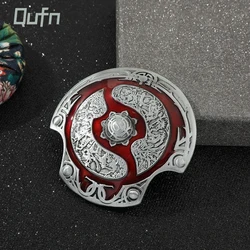 Game Dota 2 Immortal Champion Shield Key Chain Car Keychains Aegis of Champions Metal Keyring Jewelry Gifts For Women Men