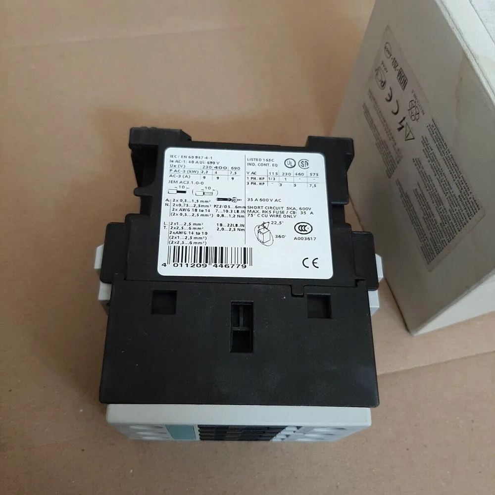 For Siemens 3RT1023-1AF00 9A 4kW 110V AC 50Hz 3-pole Contactor Module in Box