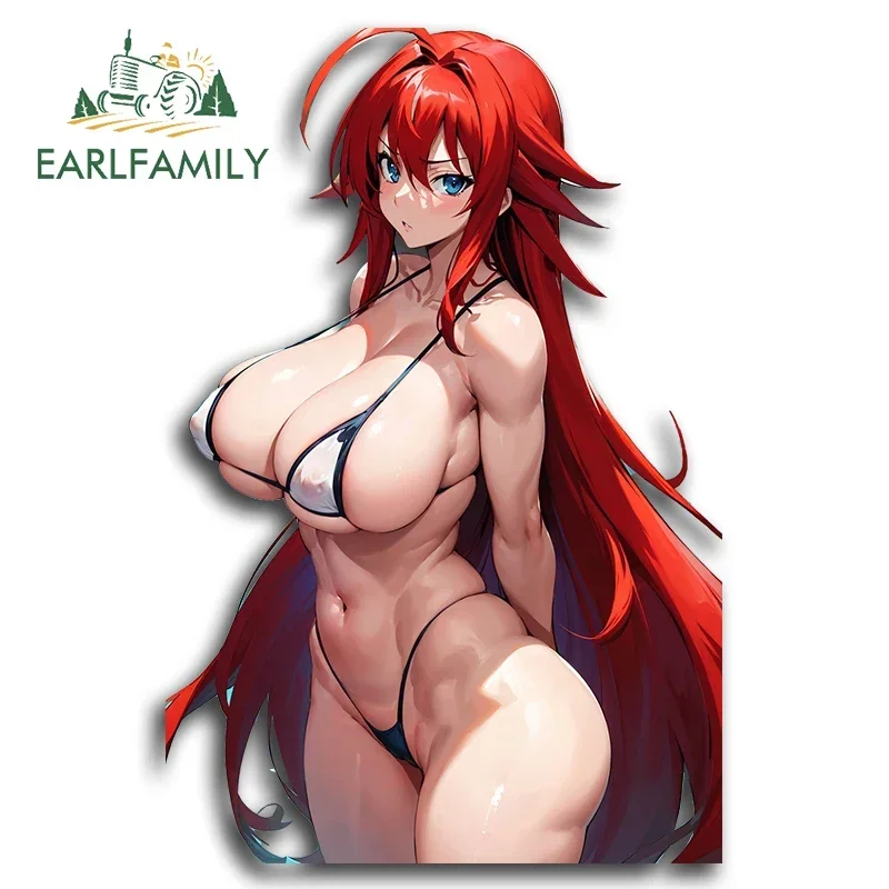 

EARLFAMILY 13cm for Hentai NSFW Cartoon Car Stickers Sexy AI Anime Personality Decal Vinyl Creative Campervan Motorcycle Decor