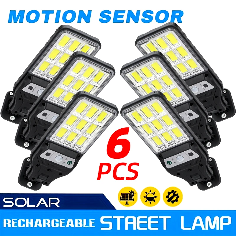 COB LED الشمسية الذكية مصباح الشارع في الهواء الطلق الأمن حديقة مسار الإضاءة لزينة عيد الميلاد 0 فواتير الكهرباء أضواء الجدار