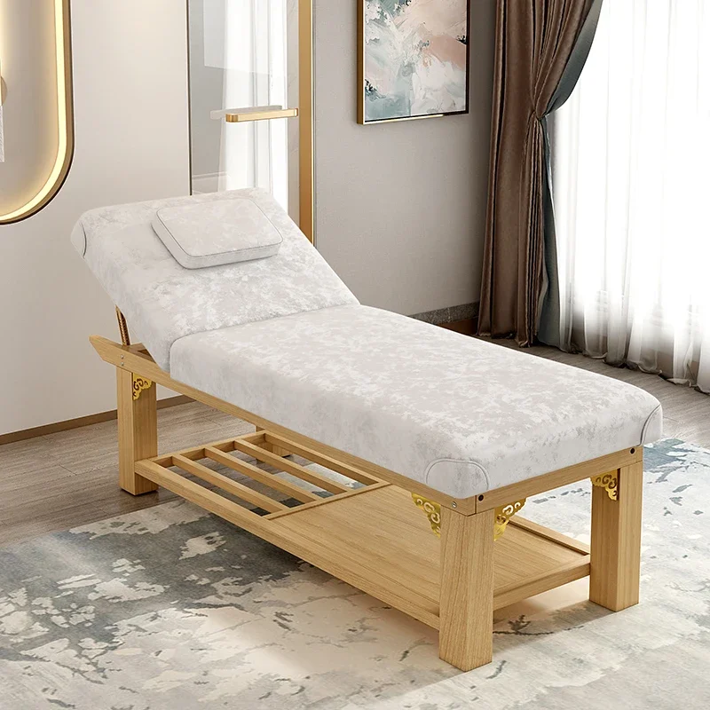 

Wooden Placement Speciality Massage Table Modern Lounge Beauty Tattoo Massage Bed Adjust Comfort Camilla Masaje Beauty Furniture