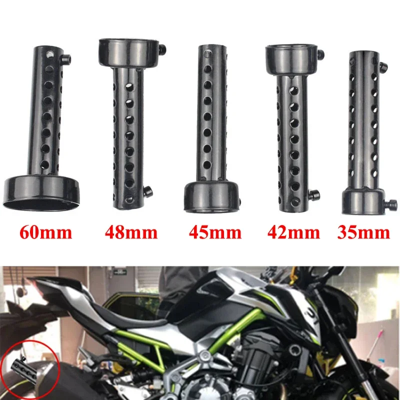 Universal Motorcycle Can DB Killer Noise Sound Eliminator Exhaust Adjustable Muffler 35mm/42mm/45mm/48mm/60mm