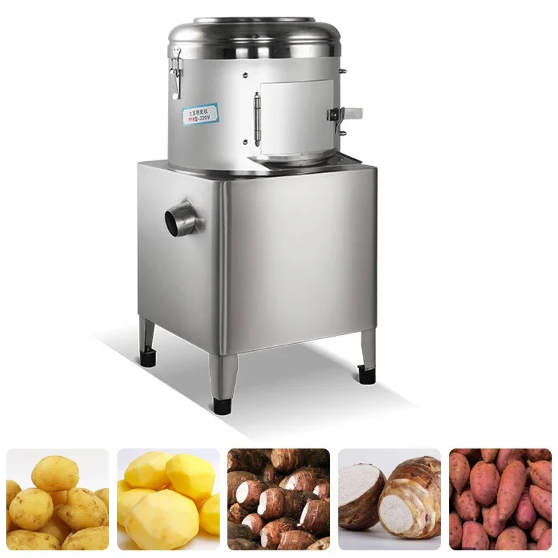 آلة تقشير البطاطس المصنوعة من الفولاذ المقاوم للصدأ القلقاس تقشير البطاطس الحلوة معدات آلة الكل في واحد متعددة الوظائف