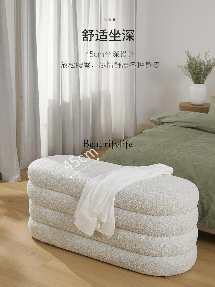 

yj5Affordable Luxury Fashion round Stool Household Shoes Changing Pedal Foot Bench