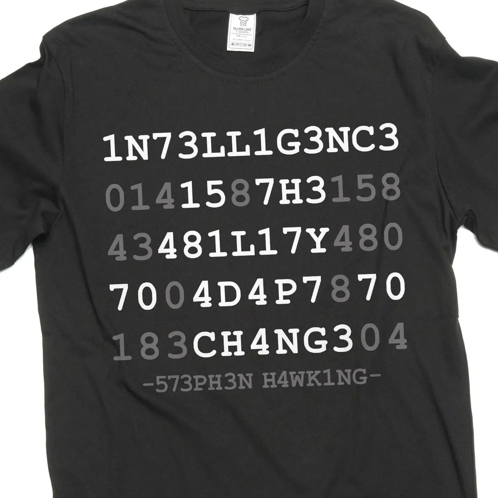 Men amp 39 s Intelligence is the ability to adapt change T Shirt science geek smart person gift tee vintage Washed Comfortable