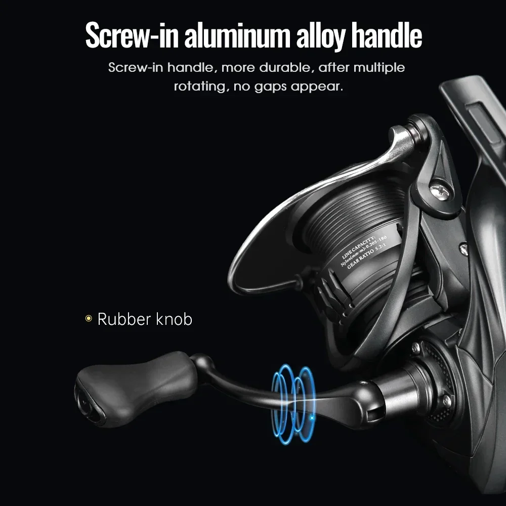 Carrete Tsurinoya FRERE ultra ligero carbono spinning lubina - imagen 3