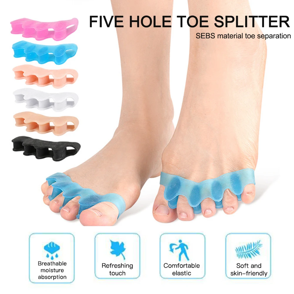 Silicone Gel Thumb Corrector Bunion Foot Toe Hallux Valgus Protector Separator Finger Straightener Adjuster Foot Care Tools