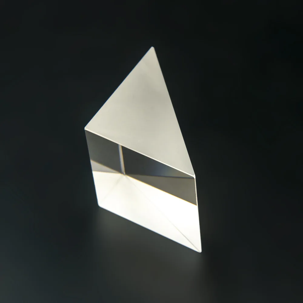 2 قطعة 19 × 33 × 25.6 مللي متر عدسات النظارات الكسولة 30 درجة و 90 درجة المغلفة K9 الزجاج إجمالي انعكاس المنشور المنشور الثلاثي الزاوية اليمنى #4