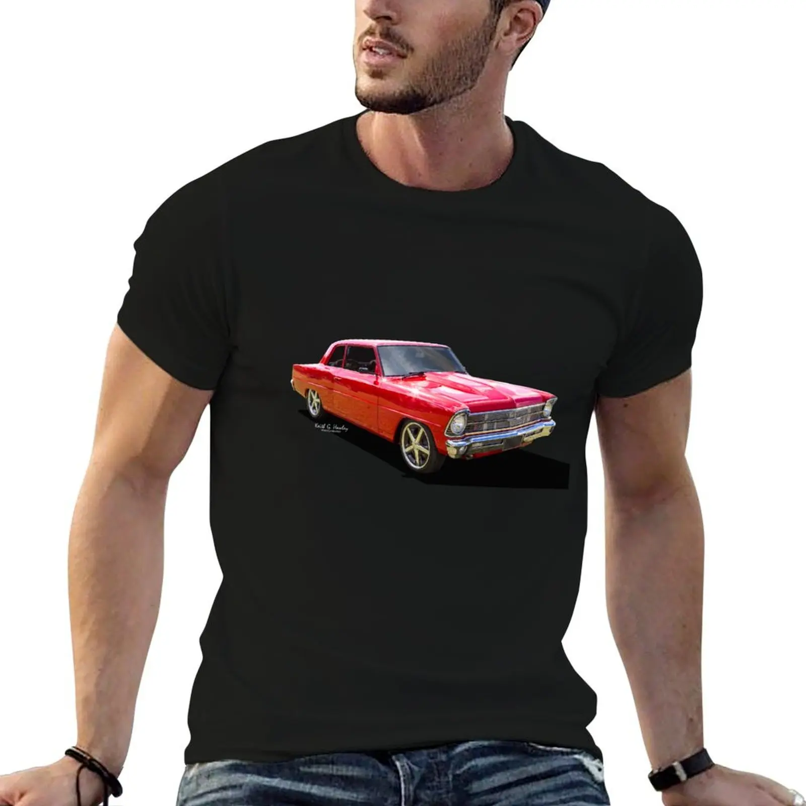 

shirt cotton for T-Shirt shirts 1967 man Nova pack t slim fit t