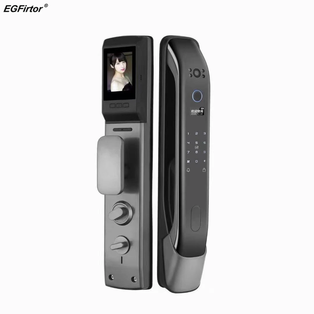 3D Face Recognition Smart LOCK Unlock Digital Door Lock With Camera FIngerprint Password Unlock Keyless Electronic Door Lock