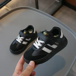 Children Sports Shoes Boys Girls Casual Shoes Round Toe Soft Sole 2024 New Neutral Style Kids Flat Shoes Breathable Anti Slip