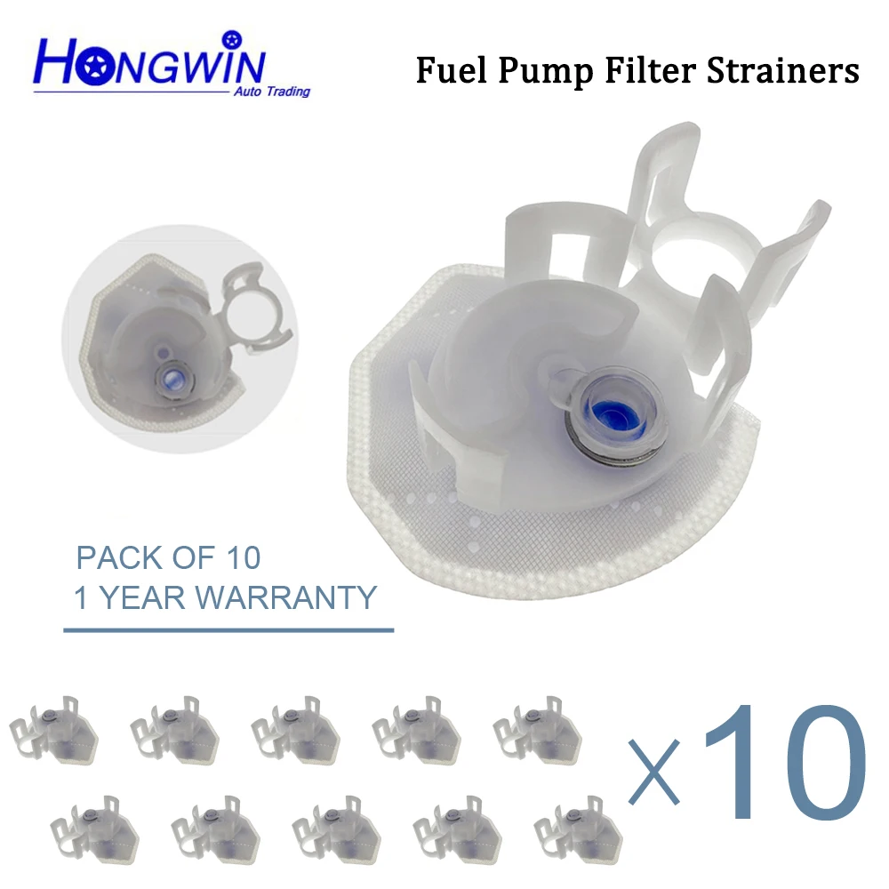 10PCS Fuel Pump Filter Strainers For Dodge Ford Edge Jeep Wrangler Lexus LX570 LS460 ES350 Mazda 5 CX-9 MX-5 Toyota Chrysler