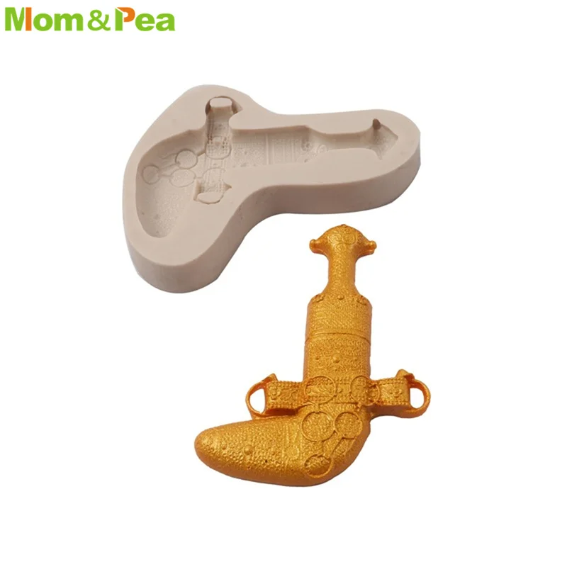 MPA2513 Oman Knife Shaped Silicone Mold Gum Paste Chocolate Ornamental Fondant Mould Cake Decoration Tools