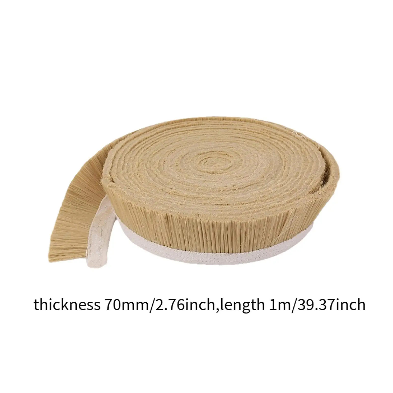 CNC Cutting Machine Vacuum Brush Dust Shoe Multifunction Sturdy Easy to Install 7cmx1M for Engraving Machine